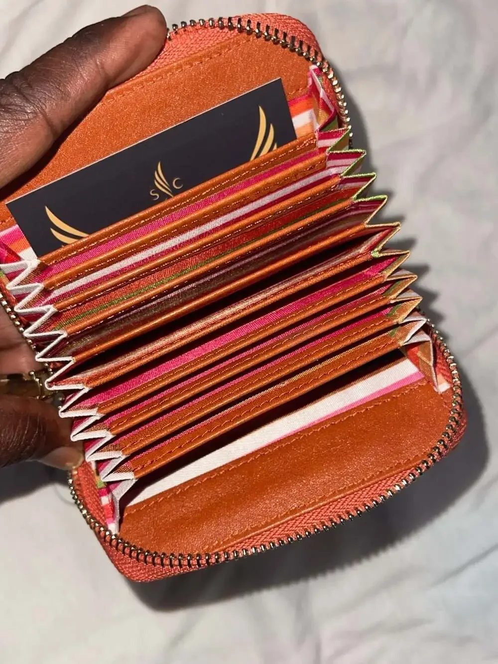 New Sycamore Leather Small Card Holder.